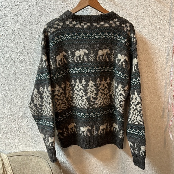 ✨Vintage USA wool sweater crew Eddie Bauer - Picture 4 of 9
